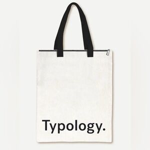 Typology.
Tote bag
100% recycled polyester and cotton